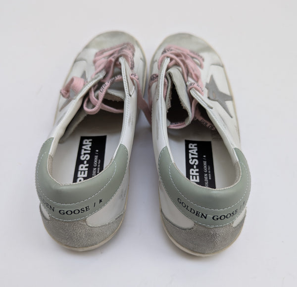 Golden Goose Super Star Classic White Leather Sneakers New in Box