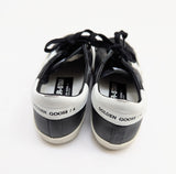 Golden Goose Super-Star Classic Sneakers in Black Leather with White Star New in Box