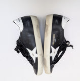 Golden Goose Super-Star Classic Sneakers in Black Leather with White Star New in Box