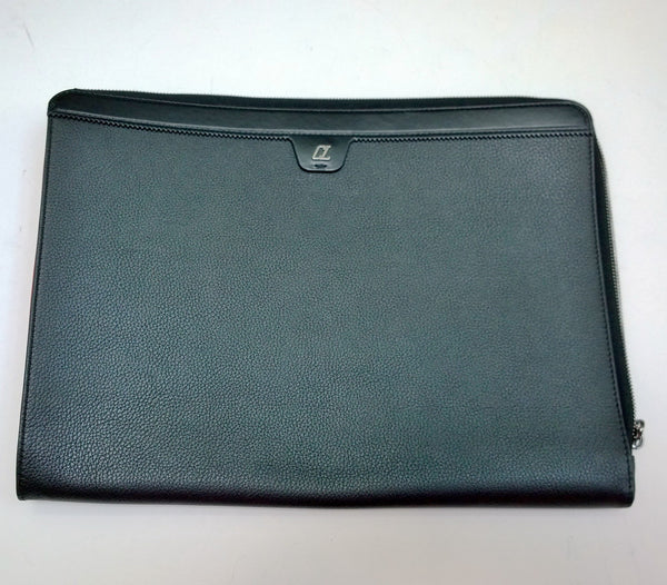 Christian Louboutin For Rui Black Leather Document Computer Case  Sleeve in Leather