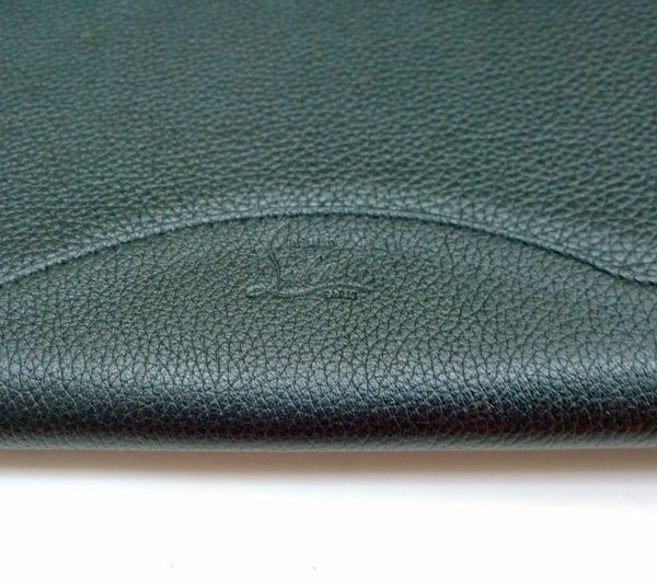 Christian Louboutin For Rui Black Leather Document Computer Case  Sleeve in Leather