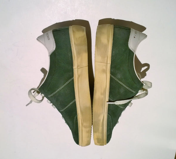 Golden Goose Soul Star Green Suede Leather Sneakers New in Box Trainers