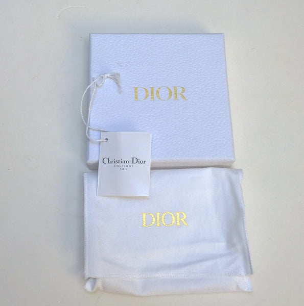 Dior Saddle Bloom Card Case Wallet Holder New in Box