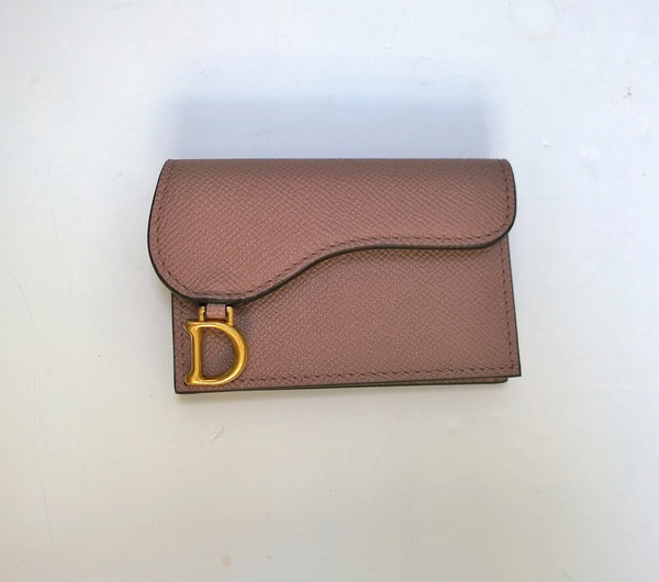 Dior Saddle Bloom Card Case Wallet Holder New in Box