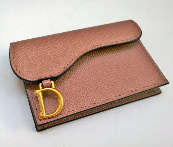 Dior Saddle Bloom Card Case Wallet Holder New in Box