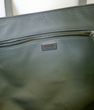 Prada Antique Nappa Grey Leather Tote Shoulder Bag New