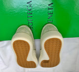 Bottega Veneta Sawyer Woven Cream Leather Sneakers New in Box Intrecciato Flats