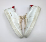 Golden Goose Matchstar White Sneakers with Red Tab New in Box