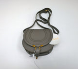 Chloé Marcie Small Crossbody Handbag in Grey Leather New Bag with Tags