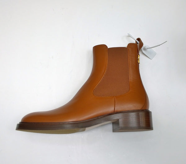 Chloé Marcie Ankle Boots in Clay Brown Leather New in Box