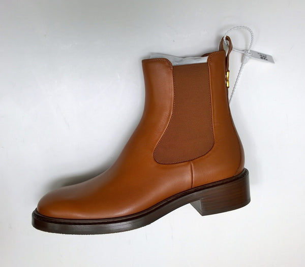 Chloé Marcie Ankle Boots in Clay Brown Leather New in Box