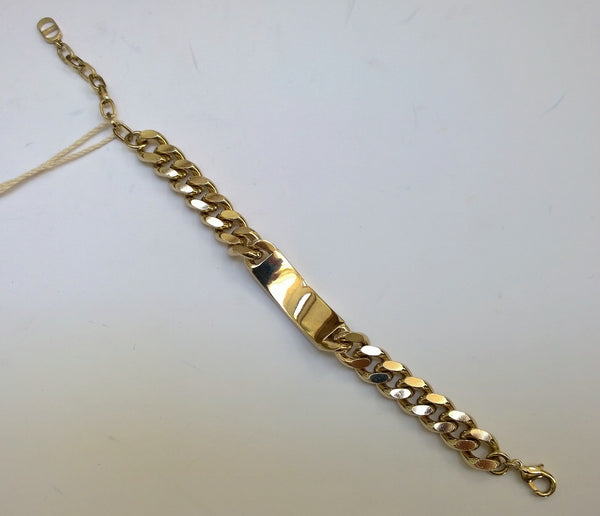 Christian Dior Couture Chain Link Bracelet in Gold Tone New
