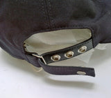 Dior Silver Metal Logo Baseball Cap in Black Cotton