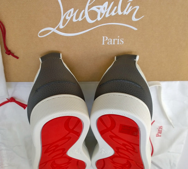 Christian Louboutin Louis Junior Spikes in Multi Leather New in Box Sneakers