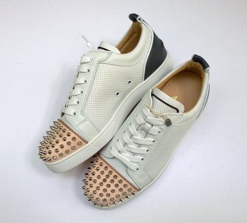 Christian Louboutin Louis Junior Spikes in Multi Leather New in Box Sneakers