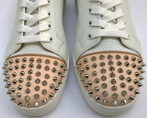 Christian Louboutin Louis Junior Spikes in Multi Leather New in Box Sneakers