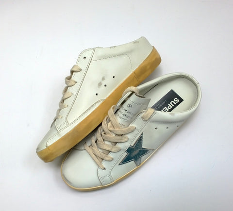 Golden Goose Superstar Sabot Slides Sneakers New in Box