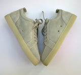 Christian Louboutin Albatre Rantulow Sand Stone Suede Sneakers New in Box