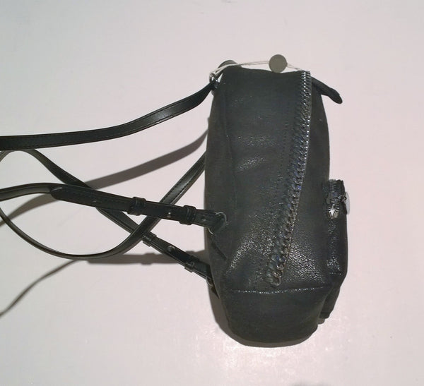 Stella McCartney Falabella Black Silver Chain Backpack Bag