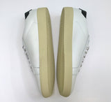 Saint Laurent Court Classic SL/06 Signa Low Top White Leather Sneakers with Logo Classic Trainers