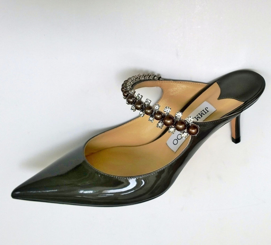 Cloth heels Jimmy Choo Black size 36 EU in Cloth - 16615765