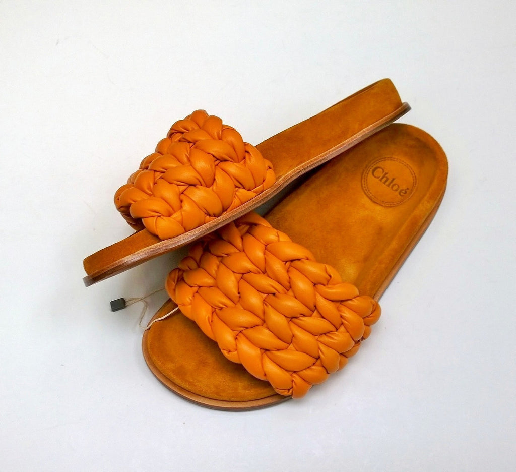 Woven Flat Slide: Women's Shoes, Sandals