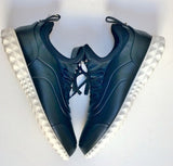 Valentino Garavani Rockstud Black Leather Sneakers