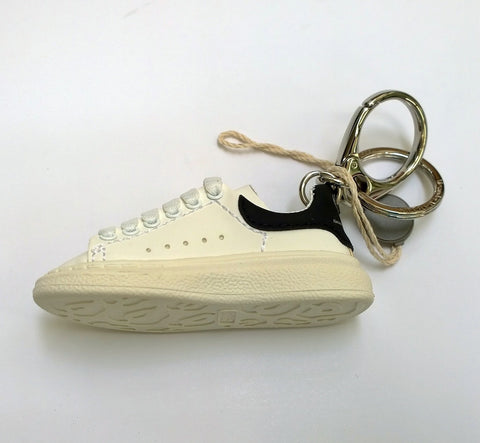 Alexander McQueen Oversized Sneakers Key Ring Bag Charm Trainers Miniature