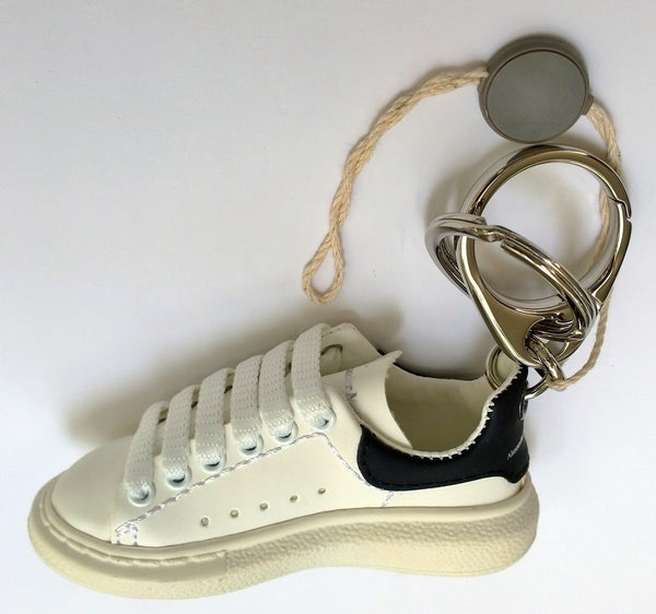 Alexander McQueen Oversized Sneakers Key Ring Bag Charm Trainers Miniature