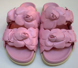 Valentino Garavani Atelier 03 Rose Edition Rosa Flower Petals Slides Sandals