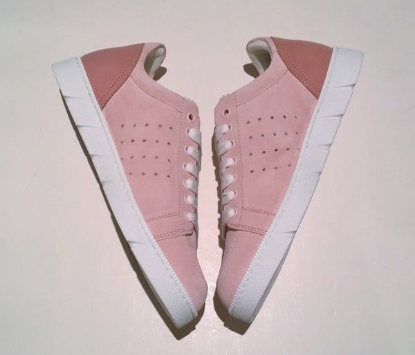 Loewe Soft Sneakers in Light Pink Suede