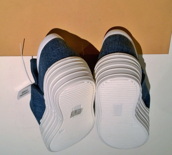 N°21 Bow Sneakers Denim Slip On Skate Shoes Numeroventuno