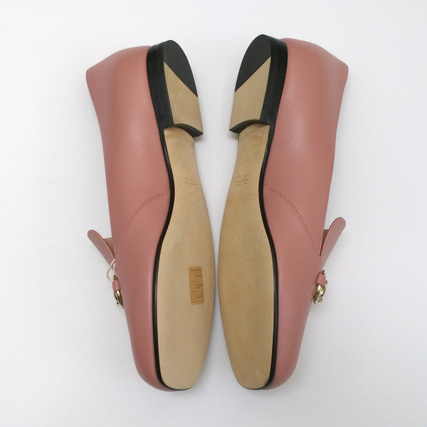 Gucci Horsebit Pink Leather Loafers Flats