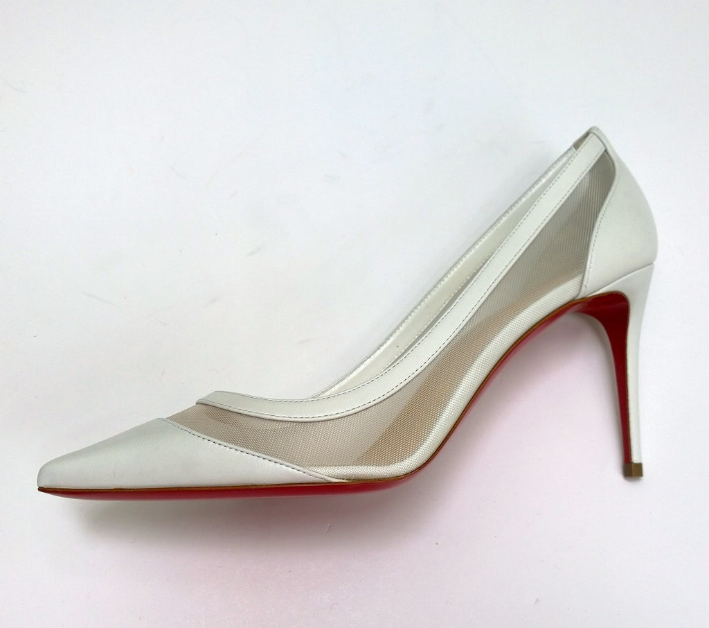 Shoes, White Red Bottom Heels