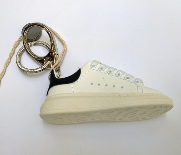 Alexander McQueen Oversized Sneakers Key Ring Bag Charm Trainers Miniature