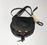 Chloé Marcie Small Black Leather Crossbody Bag new purse