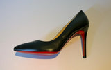 Christian Louboutin Pigalle 100 Black Leather Heels Sale New Shoes