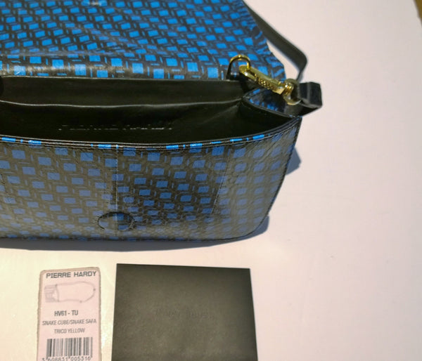 Pierre Hardy 61 Snakeskin Purse Crossbody Bag Clutch Discount Handbag