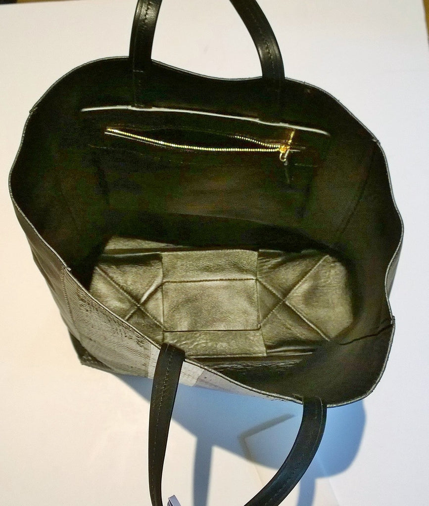 Celine Shopper Tote Cabas Python Black Leather Sale Purse Discount Bag –  AvaMaria
