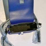 Proenza Schouler Elliot Crossbody Bag in Blue Leather and Suede