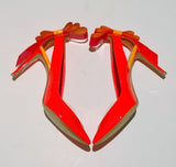 Nicholas Kirkwood Origami Bow Pumps Neon Sale Heels