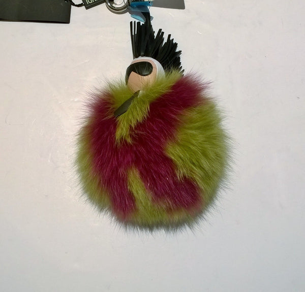 Fendi Super Karlito Fur Bag Charm Authentic Sale Purse Decoration Monster
