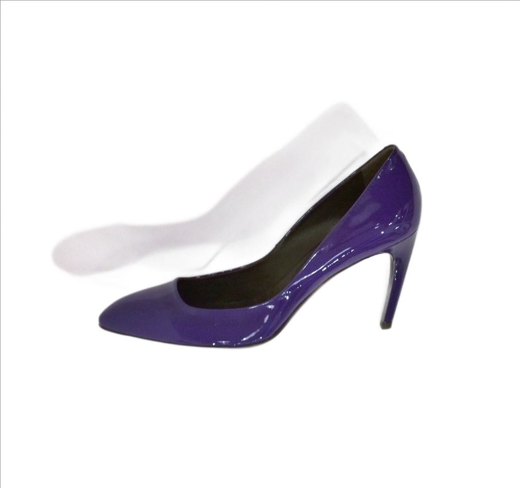 NEW Womens 10 Purple Metallic High Heels Sandals Shoes. Heel height 4  inches #MarkandMaddux #Sandals | Heels, Metallic high heels, Womens heels
