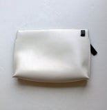 Loewe T Pouch in Cream Leather with Mushroom Print