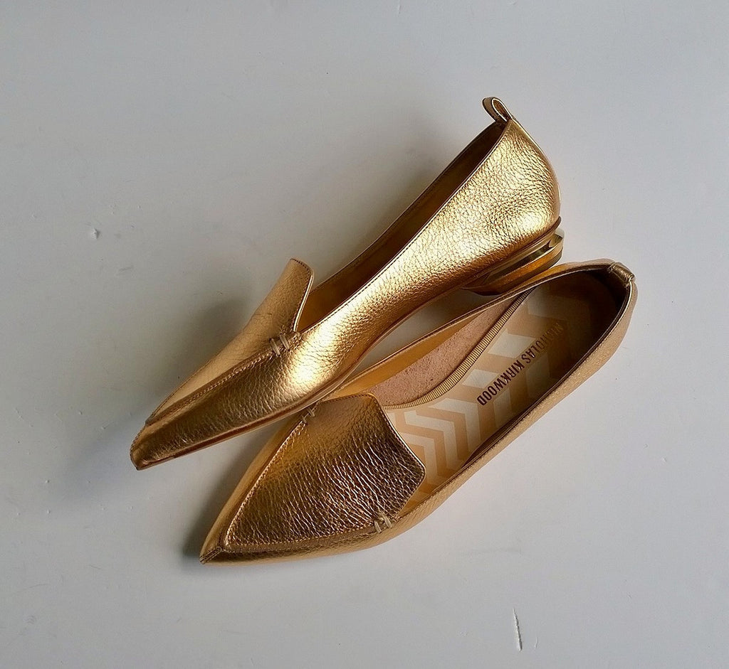 Nicholas Kirkwood Beya Powder Pink Leather Loafers Slipper – AvaMaria