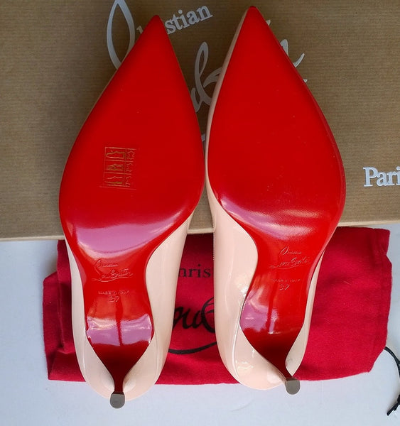 Christian Louboutin Pigalle Follies Pink Patent 55 Heels