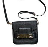 Proenza Schouler PS 11 Tiny Bag in Black Linosa Leather