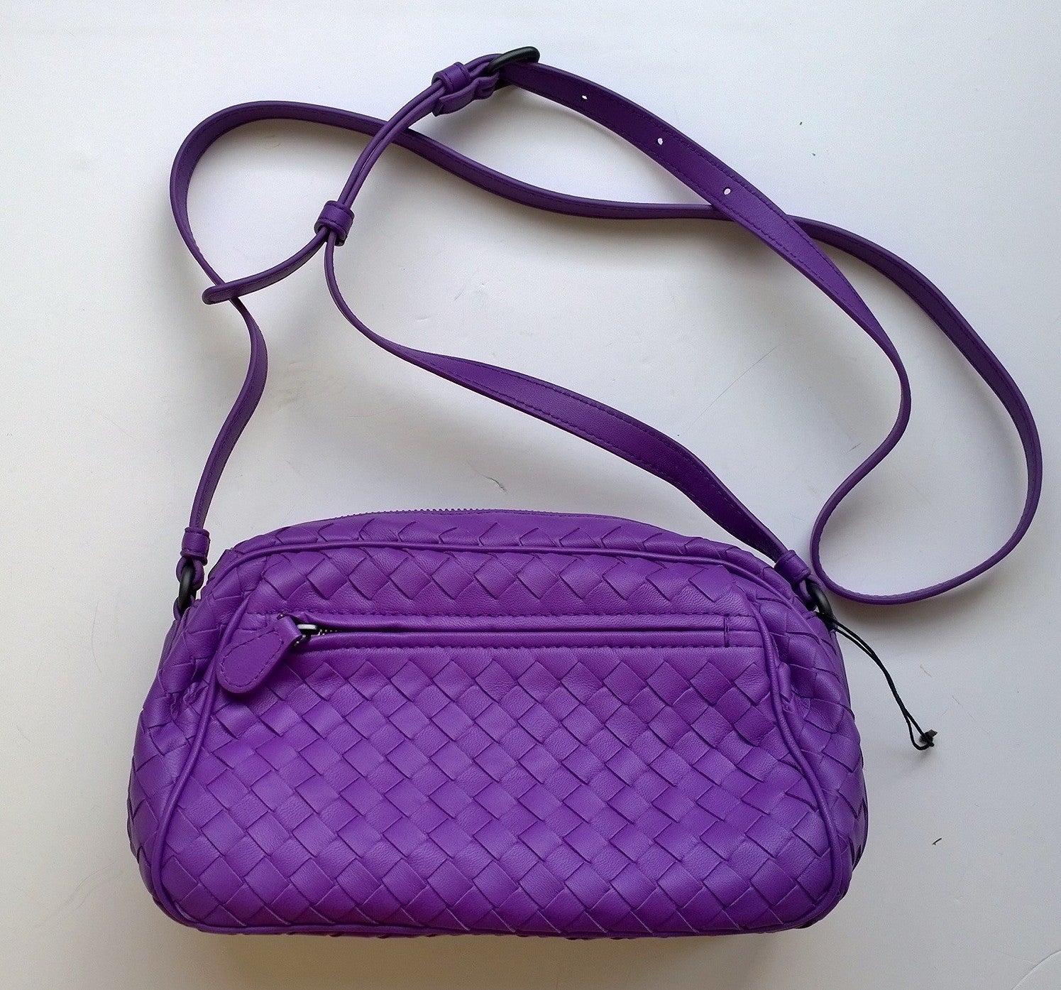 25SS new/BOTTEGA VENETA Bang Bangバニティバッグ Bag Purple BOTTEGA VENETA Bang Bang Vanity mini intrecciato leather