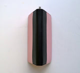 Celine Large Zipped Wallet in black and pink leather