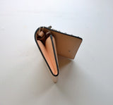 Christian Louboutin Macaron Flap Wallet clutch purse Poudre Pink Silver wrist strap bag Panettone